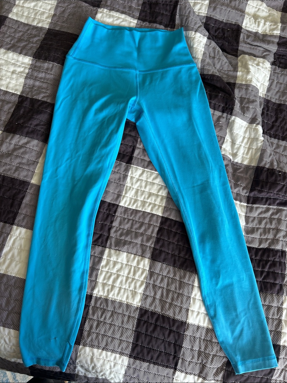 CRZ YOGA High-Rise Leggings in Bright Turquoise Blue
